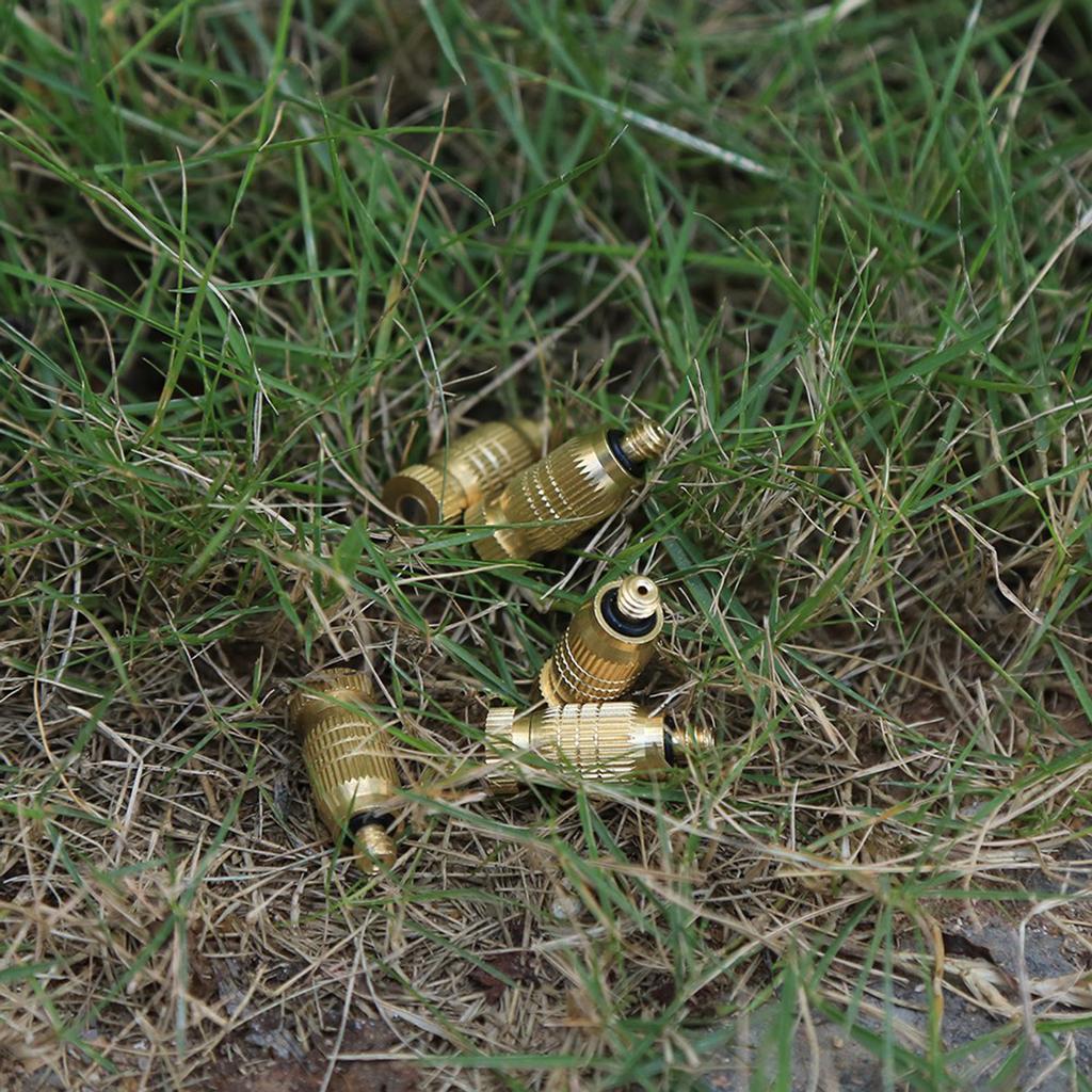 10Pcs Threaded Brass Fog Mist Nozzles Misting Fogging Spray Sprinkler Head