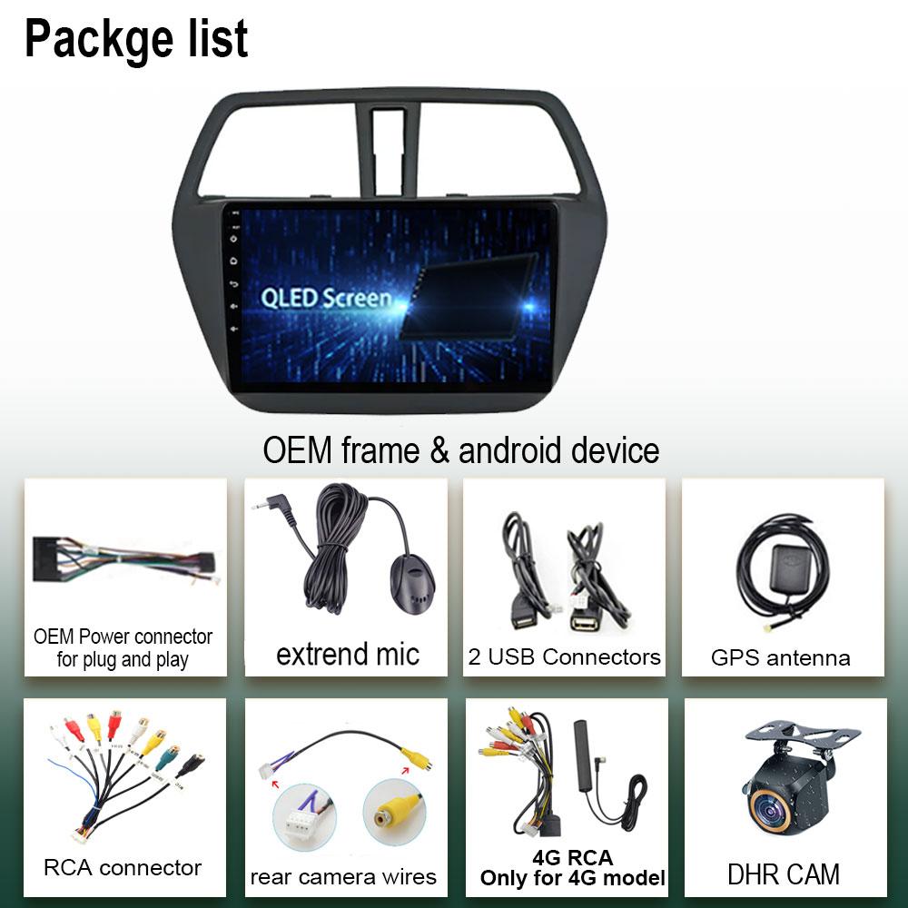 Android 14 Навигация Мультимедиа Для Suzuki S-cross SX4 2014 2015 2016 2017 Автомобильное Радио Навигация GPS Мультимедиа НЕТ 2DIN DVD 5G BT