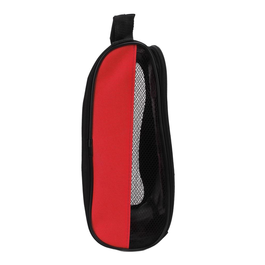 Dominant 1 Golf Shoe Bag Sports Gear Carring Pouch Golf Travel Storage Bag with Ventilation for Outdoor(Black Red )