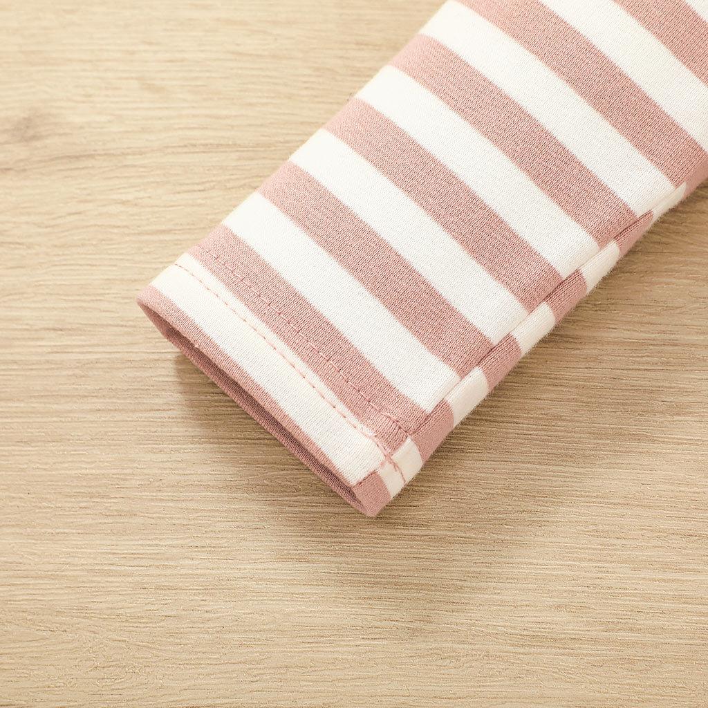 Осеннее полосатое платье для девочек Детская одежда Повседневная юбка с рисунком кролика Короткая юбка Милая юбка А-силуэта для девочки