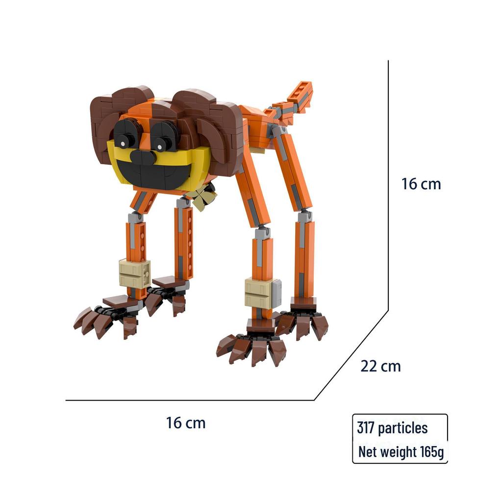 Poppy3 Улыбающиеся существа: Строительные блоки Sleepy Cat