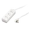ZENITECH Power Strip 3 Sockets 16A - White