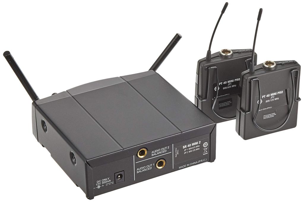 AKG WMS40 PRO MINI2 INSTRUMENTAL SET DUAL Wireless Musical Instrument Set of 2