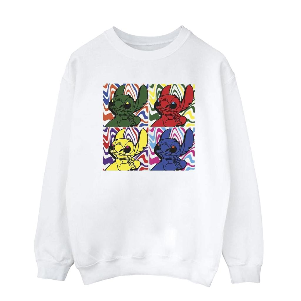 Disney Mens Lilo & Stitch Pop Art Sweatshirt