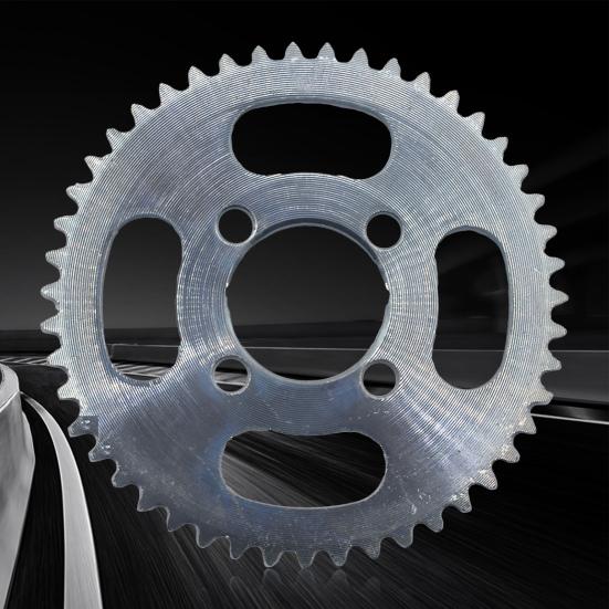 Motorcycle Rear Sprocket Ultra-light High Strength Replacement 25H 47-Tooth Electric Scooter Sprocket Motorbike Accessories