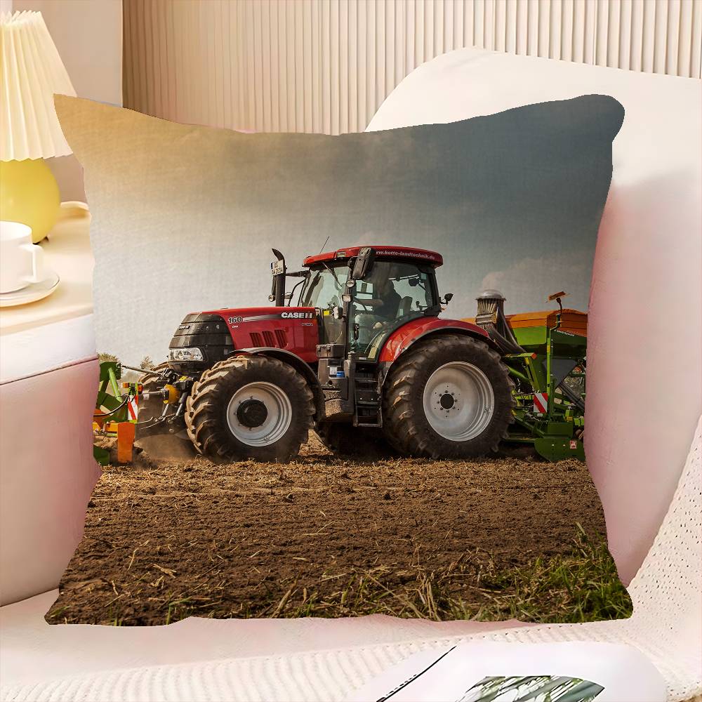 Car Tractor Decorative Room Aesthetics Pillow Case Home Decor Bedroom Sofa Bed Couch Pillow Cover 45X45