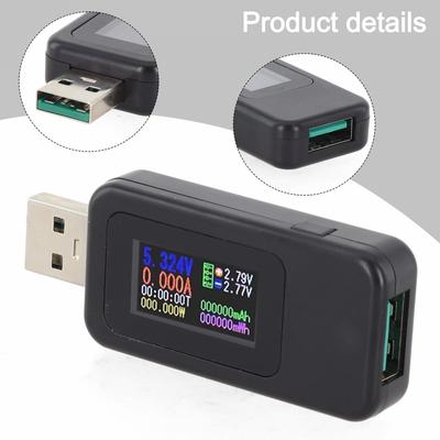 USB-тестер для цифровых устройств, измеряющий напряжение и ток до 6,5 А