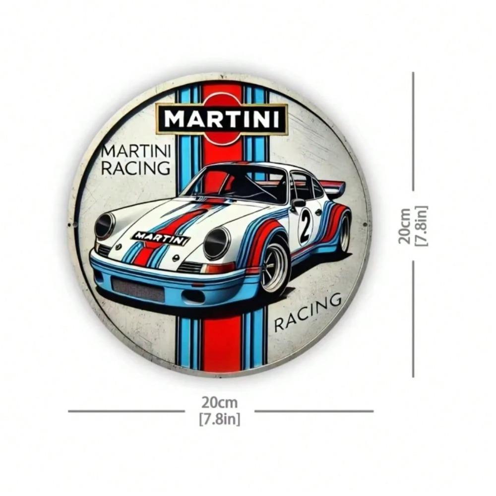 Винтажная металлическая жестяная табличка Martini Прочный алюминиевый арт для декора стены сада веранды балкона