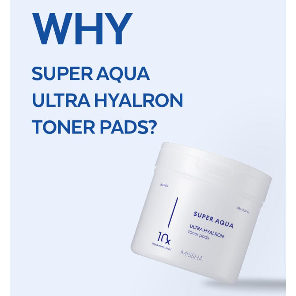 MISSHA Тонер-подушечка Super Aqua Ultra Hyalon (90 колодок)