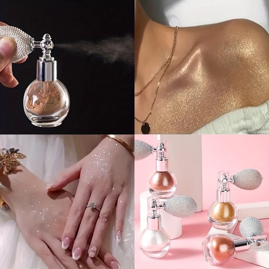 Пудра-спрей для выделения, блестящая перламутровая укладка волос, блестящий свадебный макияж, блестящая рассыпчатая пудра для ухода за волосами