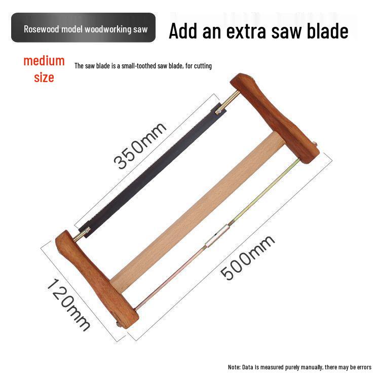 Винтажная бытовая уличная ручная пила для деревообработки - Старомодный инструмент рамная пила