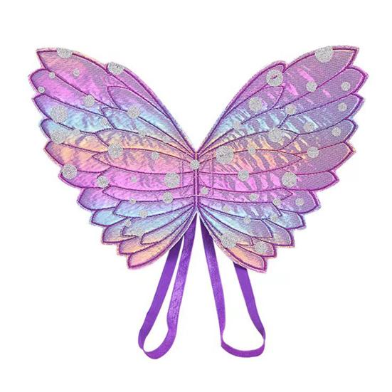 Градиентное крыло бабочки для девочек, крыло феи-принцессы, крыло бабочки, костюм для нарядного платья на день рождения, свадьбу, аксессуары для Хэллоуина для вечеринок, выступлений