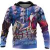 Christmas 3d Printed Sweater Autumn Santa Claus Fashion Shirts For Men Holiday Clothing Hoodies Men Clothing Streetwear