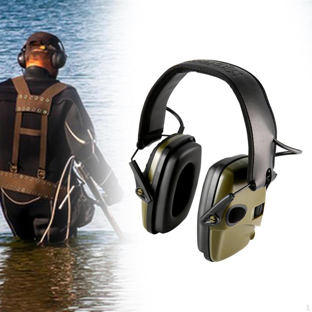 Электронная защита ушей Регулируемая гарнитура для игр Строительство Охота