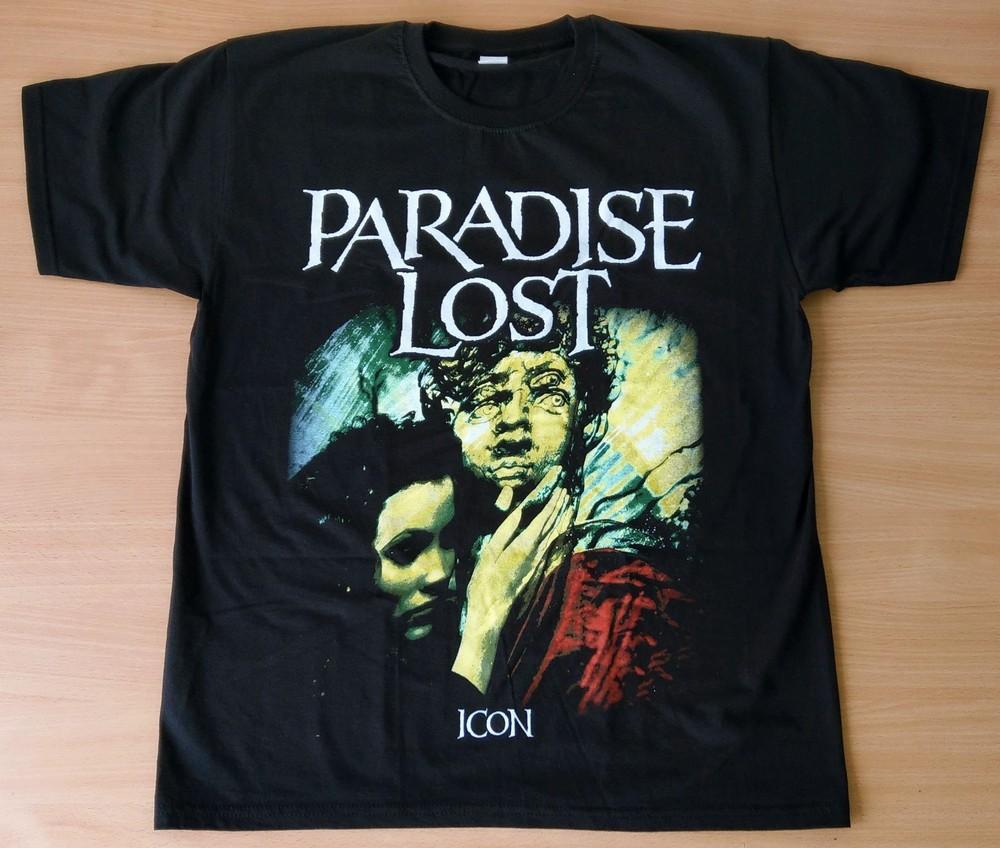 Collection PARADISE LOST - Icon Concert Black Cotton All Size T-Shirt HH165 Unisex T-Shirt