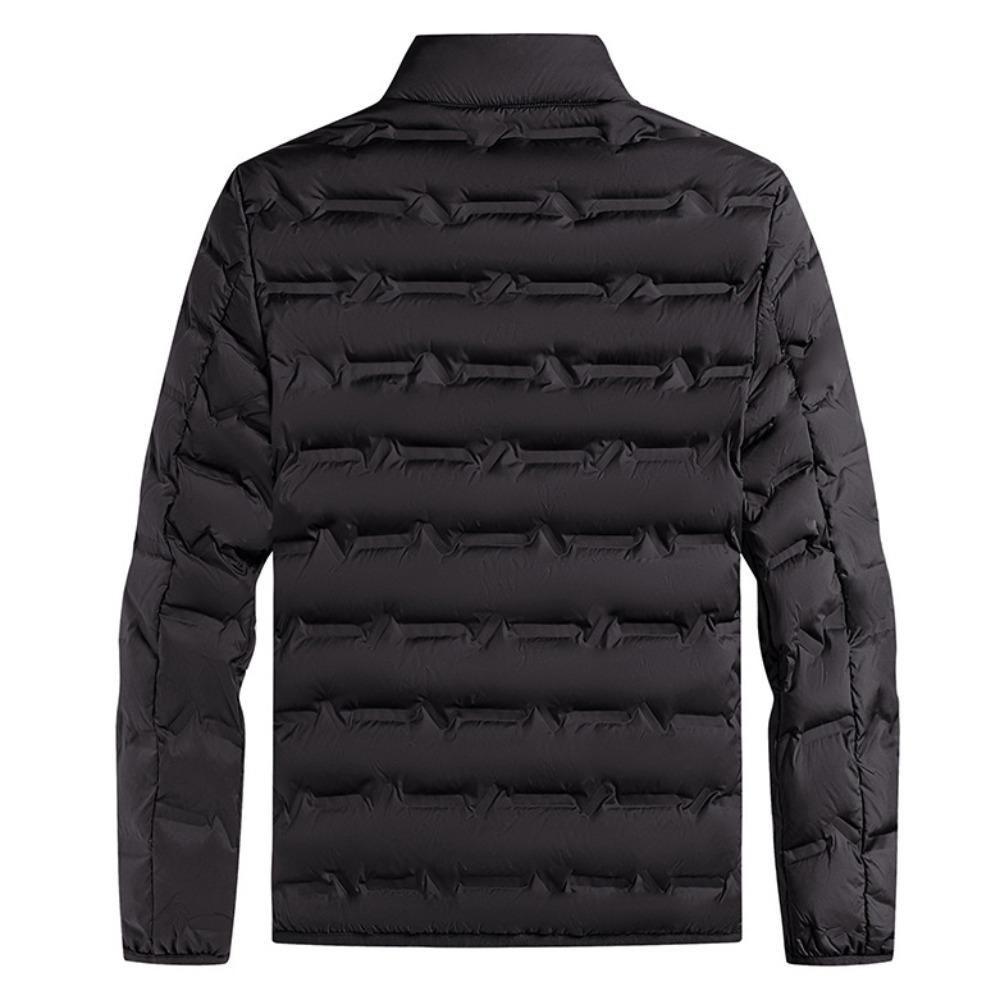 Графеновый самонагревающийся пуховик для мужчин, прочные ветрозащитные плиссированные пуховики с воротником-стойкой, классические теплые зимние куртки для мужчин