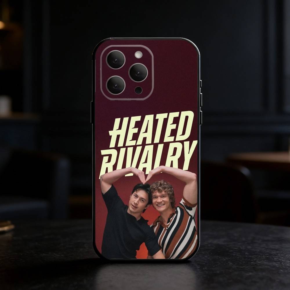LGBTQ H-Heated R-Rivalry Ice Hockey Phone Case For iPhone 17,16,15,14,13,12,11 Plus,Pro Max,SE4Soft Silicone Black Cover