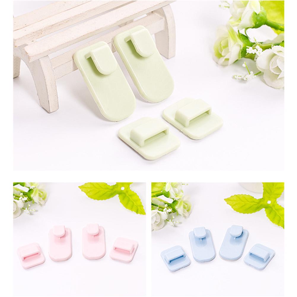 Cleaner Products 2 Pairs Home Remote Control Hook Sticker Holder Self Adhesive Wall Mount Hanger