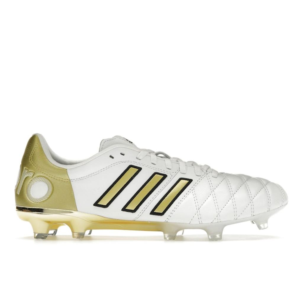 Toni Kroos X Adidas 11Pro FG White Gold Metallic Men Sneakers Cloud-White Core-Black JH6410