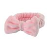 3Pcs Bow Headband Wristband Set Towel Elastic Soft Washing Face Shower Make Up Yoga Sports Skincare Headband for Women Girls
