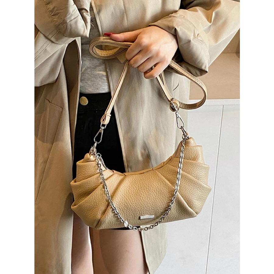 Niche Design женские сумки на плечо осень-зима искусственная кожа однотонная сумка-пельмень классическая женская сумка на молнии через подмышку