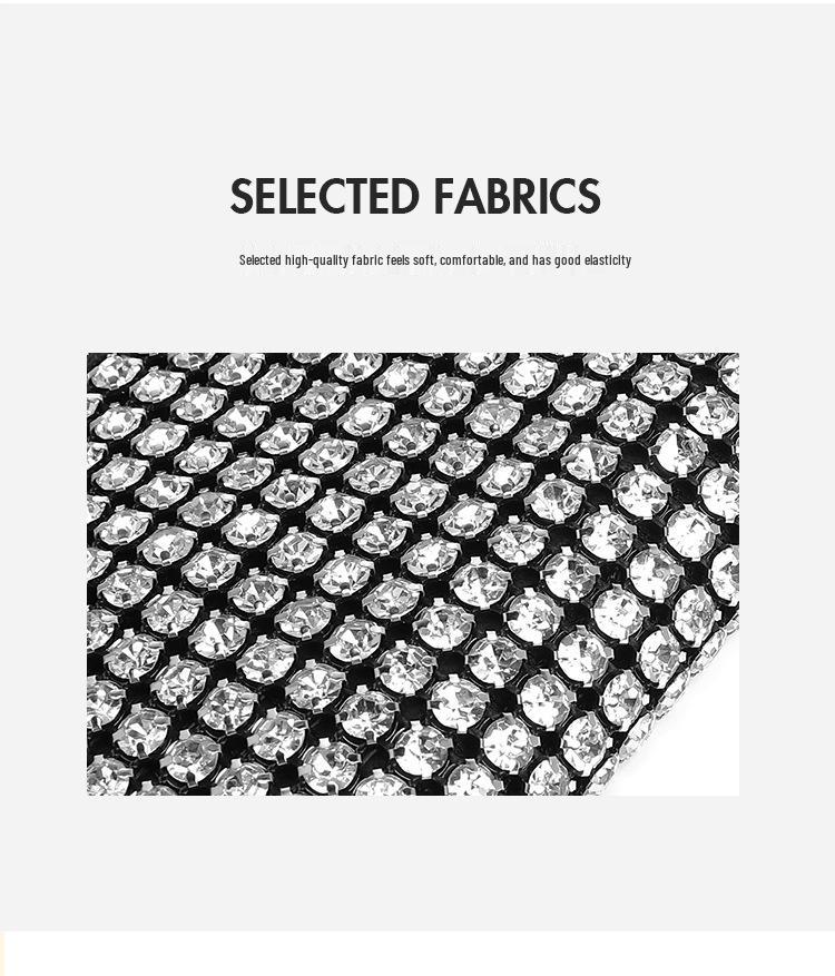 2025 Spring Fashion Rhinestone Chain Crossbody Lipstick Bag