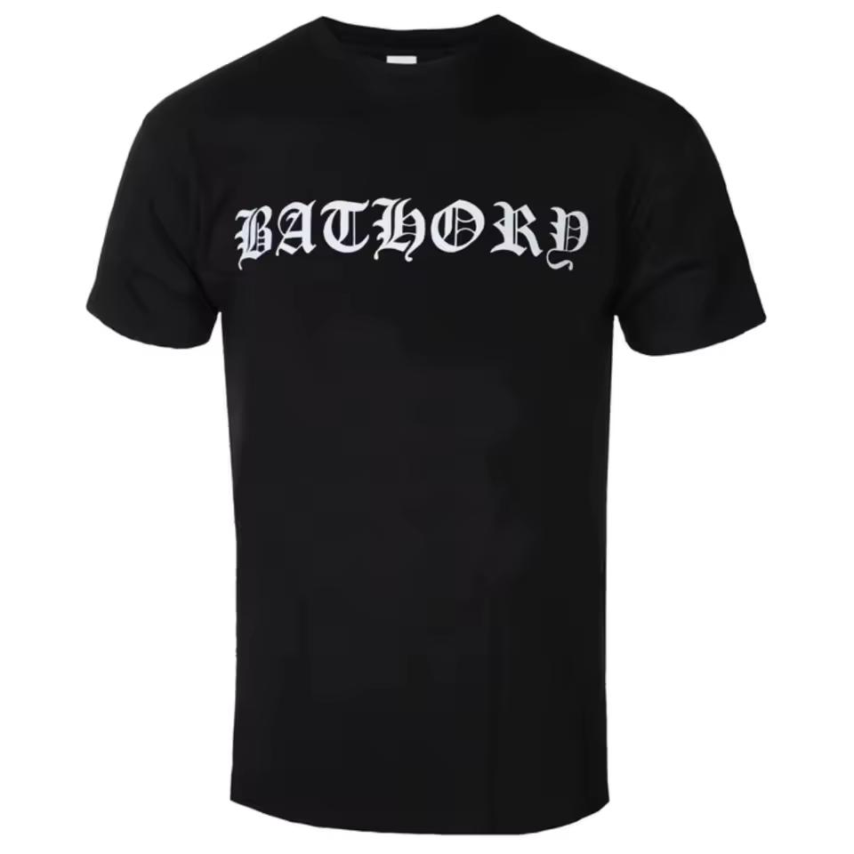 BATHORY - LOGO Patterned Inspired Printed T-shirts for Men and Women Universal Classic Band Fan T-shirts