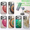 Художественные Цветы HD Печать Чехол для Телефона Для iPhone 17, 16, 15, 14, 13 Plus, Pro Max Магнитный Для Magsafe Беспроводной Зарядки