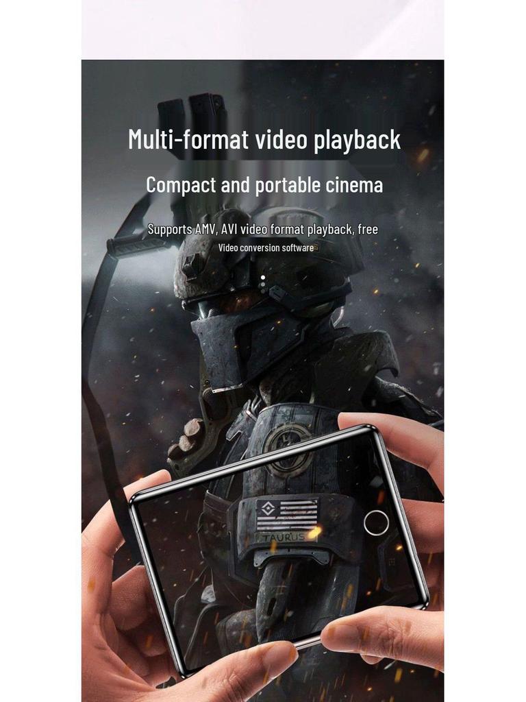 Student MP5 Touchscreen Portable Player: Read Novels, Listen To Music, Connect Via Bluetooth. Perfect for High School Students.