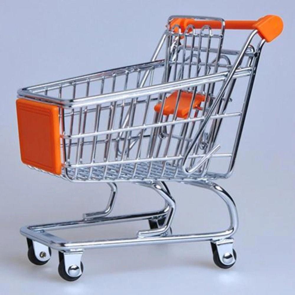Toys Storage Mini Shopping Cart Home Decoration Desktop Model Creative Children's Toy Trolley