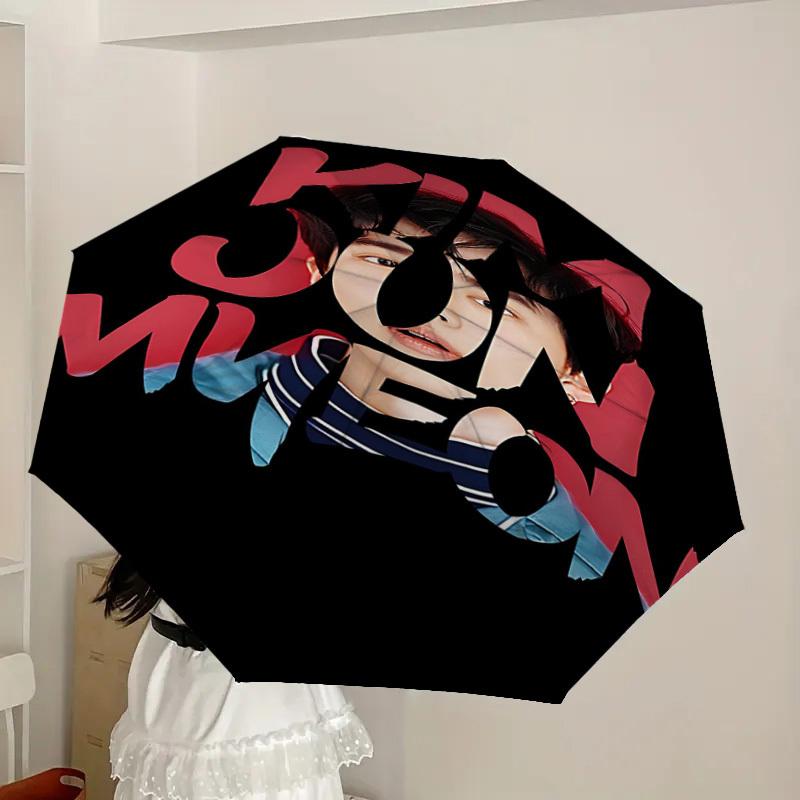 1 шт. Автоматический складной зонт SUHO EXO - Компактная конструкция с 8 спицами, Прочный пластик и железо, Легкий для ежедневного использования на улице, a0929152