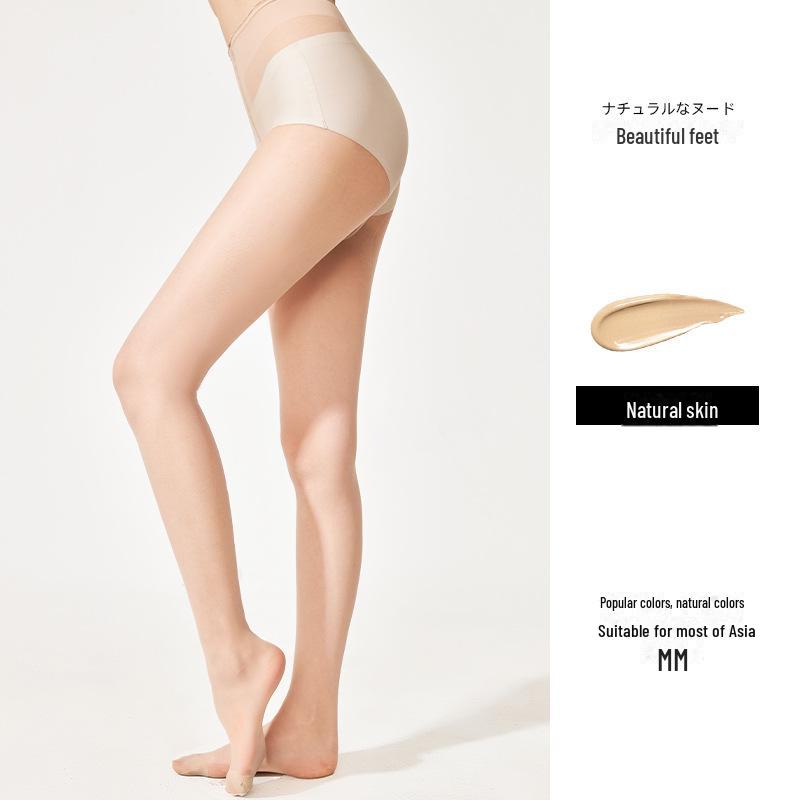 Женские белые летние носки с антизацепами и рисунком ананаса: Прочные, нескользящие, ультратонкие колготки-консилеры 0D для осветления кожи.