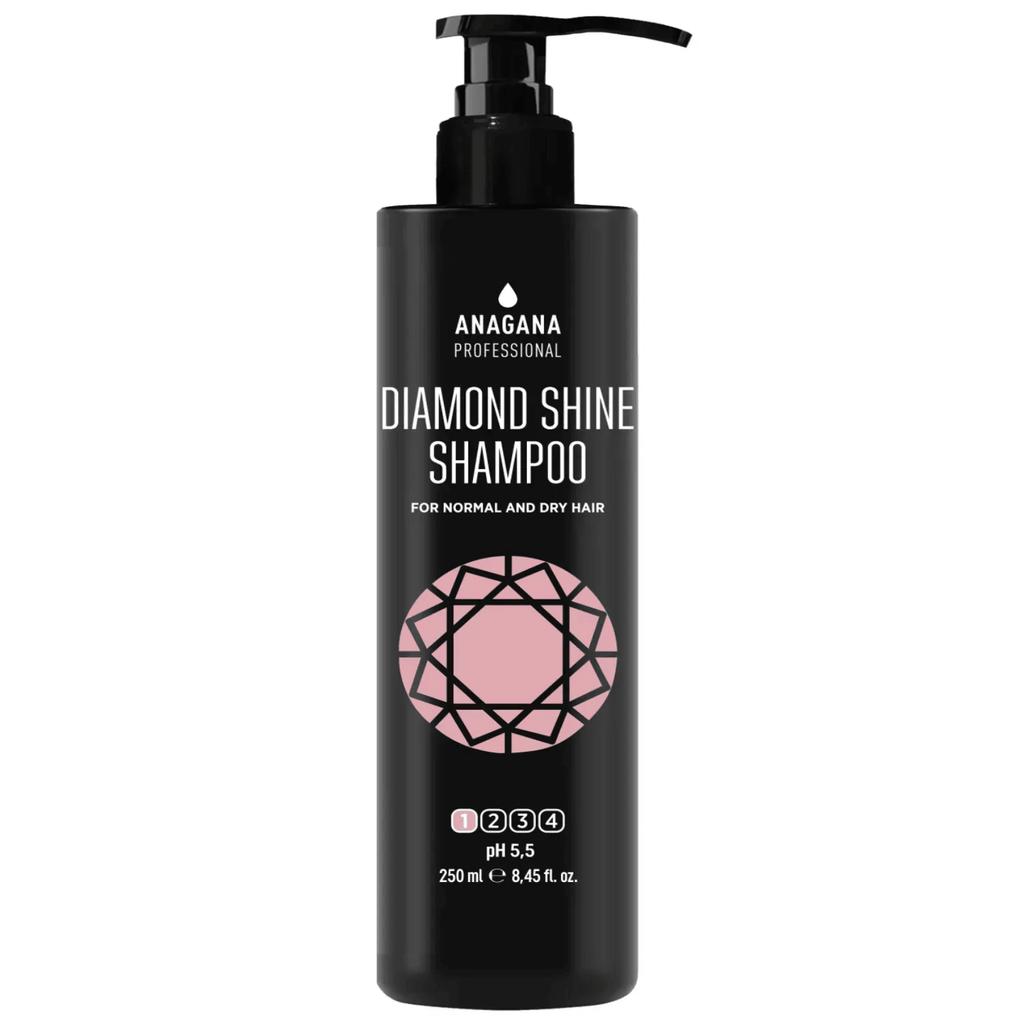 Shampoo Brilliant Shine for All Hair Types ANAGANA 250 Ml