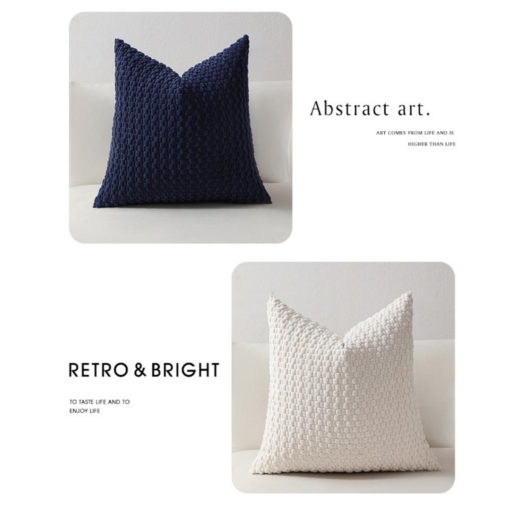 30-60см Плюшевая Полосатая Наволочка с Фитилем, Богемная Наволочка для Домашнего Декора для Сельского Фермерского Дома, Чехол для Спинки для Домашнего Декора