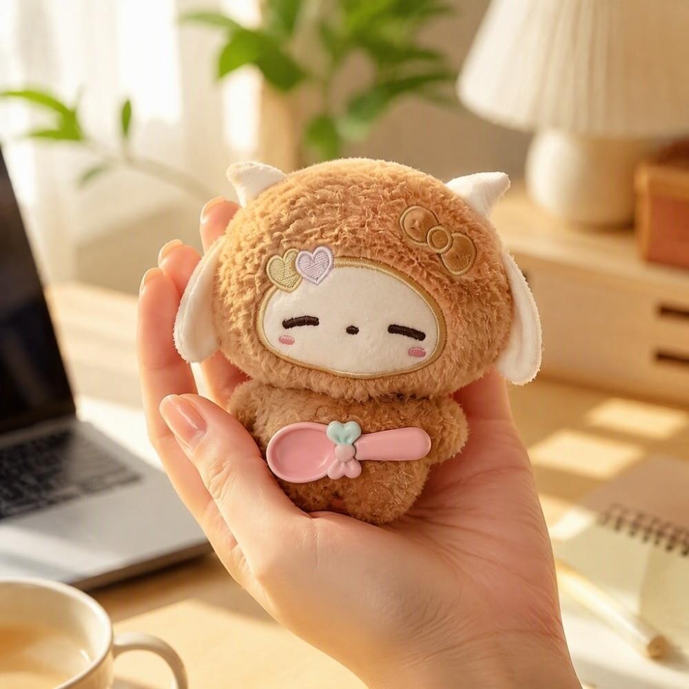 Kawaii Design Plush Keychain Cartoon Plush Stuffed Animal Keychain Sheep Keychain Gift for Women