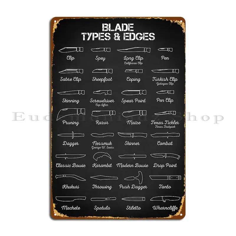 Blade Types Metal Sign Classic Garage Decoration Design Garage Club Club Tin Sign Poster