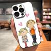 Charlie And Lola Anime Phone Case For IPhone 17 Pro Max 15 Pro 16 14 Plus 12 13 Mini 11 Pro Shockproof Soft Cover