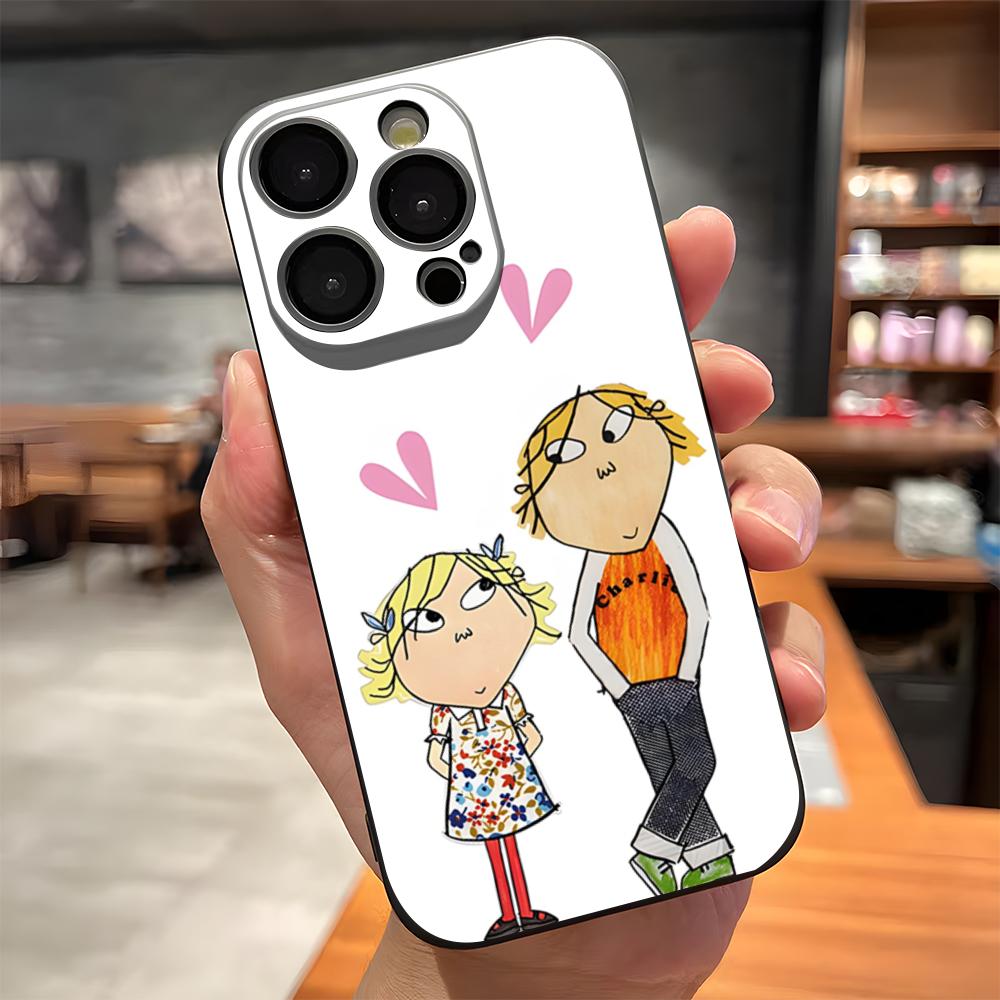 Charlie And Lola Anime Phone Case For IPhone 17 Pro Max 15 Pro 16 14 Plus 12 13 Mini 11 Pro Shockproof Soft Cover