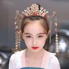 Step Shake For Girl Hair Disk Women Hair Fork Hanfu Hair Sticks Tassel Hairpins Hair Accessories