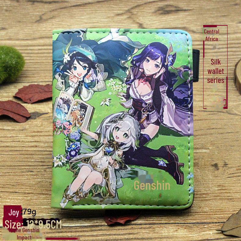 Кошелек с аниме-игрой Genshin Impact — высококачественный периферийный продукт