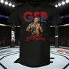 2026 Лето UFC Жорж Сен-Пьер Боевая Графическая Футболка Женская Спортивная Хлопковая С Коротким Рукавом Свободная Повседневная Футболка для Фитнеса Унисекс