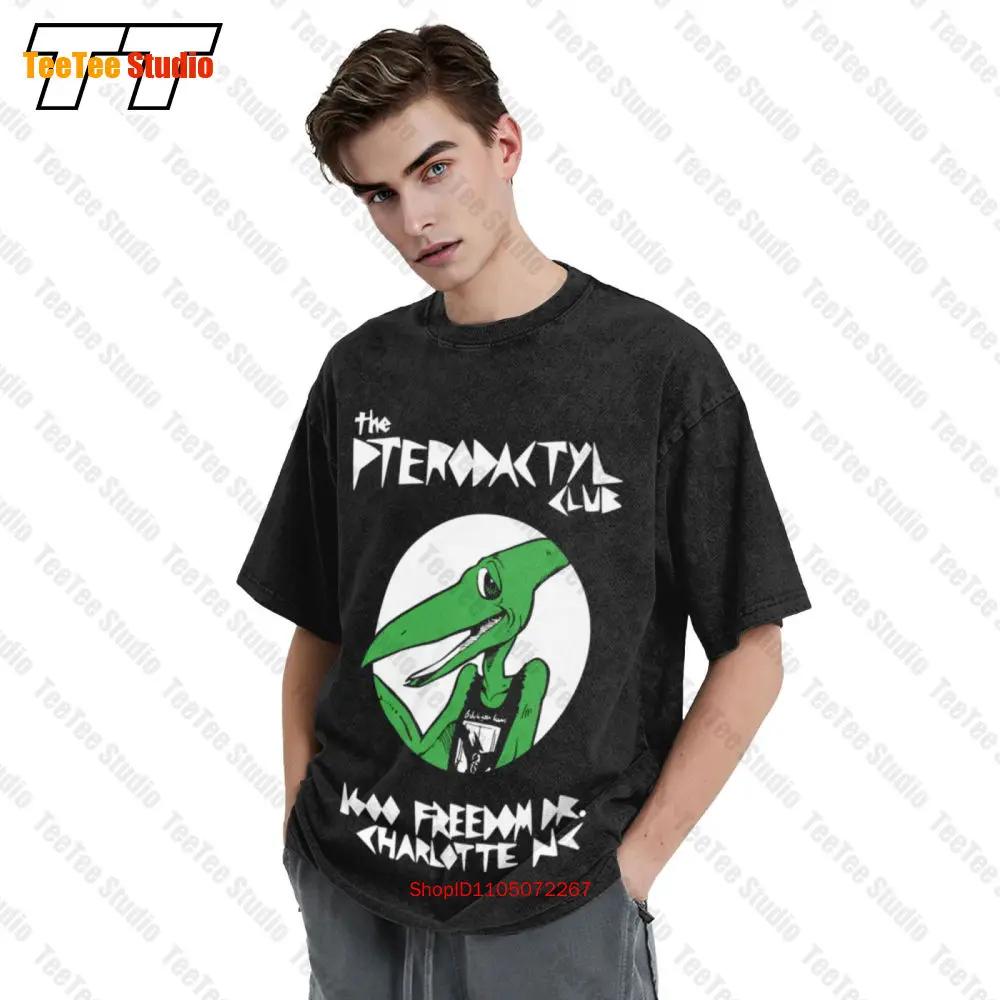 Pterodactyl Club New Black Unisex Tshirt C2u5 Oversized