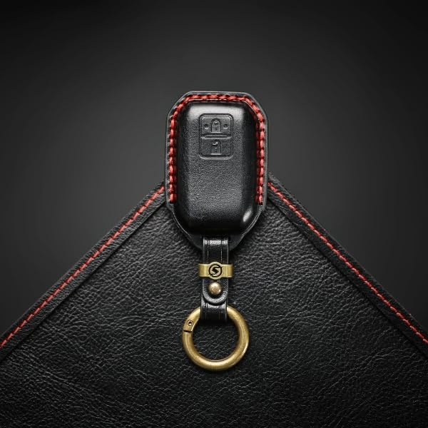 Ключ Suzuki Jimny Nodoma JC74W Передний Новый Jimny 64 Spacia Custom Ключ XBEE Натуральная кожа Смарт-ключ Кастомный Тюнинг Черный 2 [smasol] Крышка, Концевик, Серия,