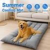 Cooling Memory Foam Dog Sofa Bed Instant Cooling Fabric Ice Feel Breathable Mat Indoor Outdoor Summer Dog Cooling Sofa