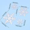 Новый Снежинка из четырех частей акриловый топпер для праздничного торта на день рождения Рождество С Новым годом 2024 принадлежности для украшения торта