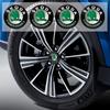 AAAIZ1 56MM Wheel Hub Cap Sticker Car Caps Rim Stickers Badge Cover For Skoda Octavia KAMIQ KODIAQ SUPERB RAPIDFABIA YETI