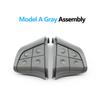 Car Multi-function Steering Wheel Buttons Kit Phone Control Keys For Mercedes Benz W164 W245 W251 ML GL300/350/400/450 2006-2009