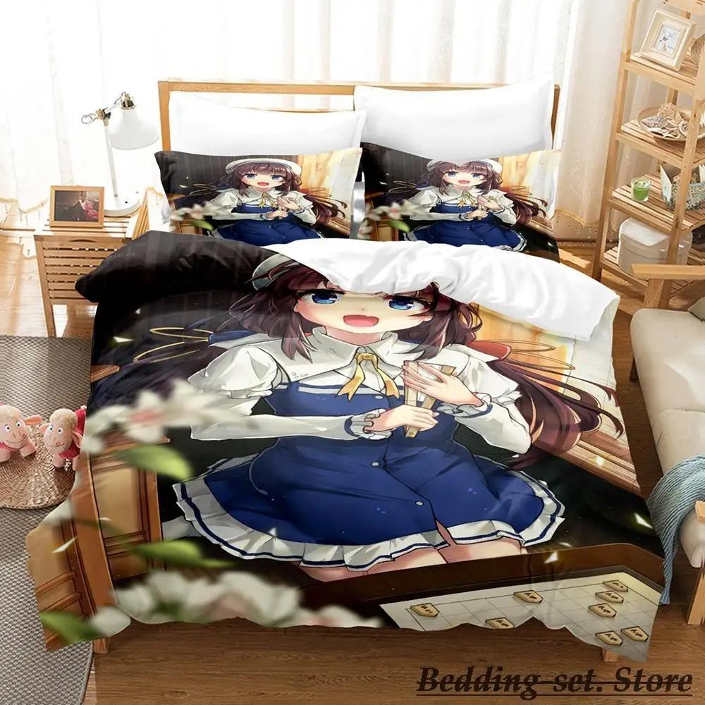 The Ryuo's Work Is Never Done! Bedding Set Single Twin Full Queen King Size Bed Set Adult Kid Bedroom Duvetcover Sets Anime