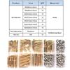 M2 M2.5 M3 M4 Hex Brass Standoff PCB Motherboard Spacer with Stainless Steel Cross Round Head Screw and Nut For PCB Assortment