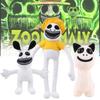 Zoonomaly Plush Odd Animal Park Stuffed Zoo Guard Doll Short Plush Cartoon Character Other Pp Cotton Customized White Yellow 48*7*40cm